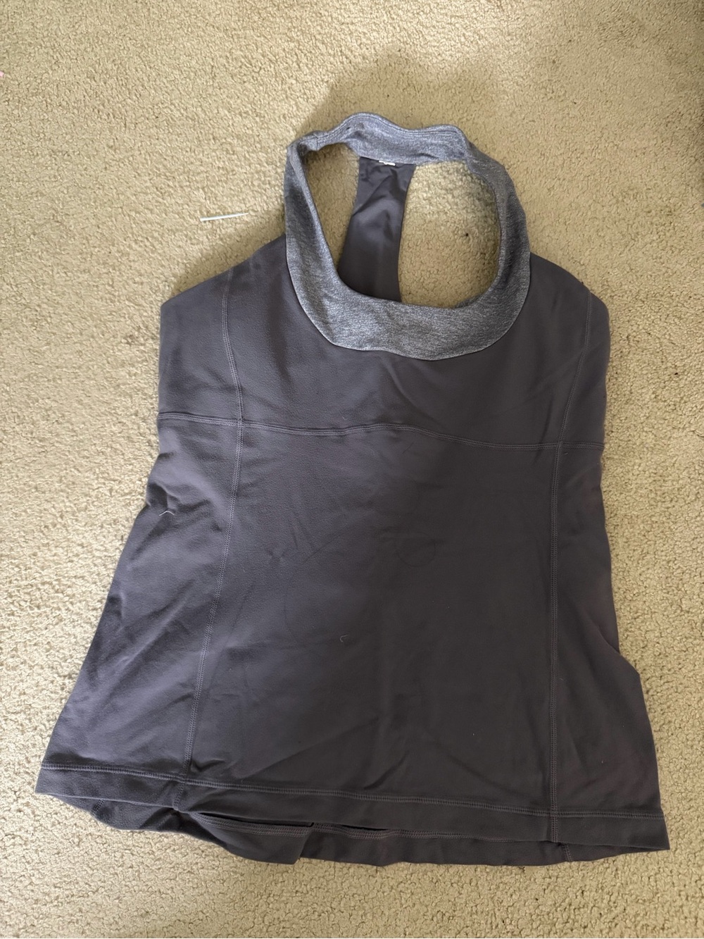 lululemon Gray Halter Tank Top
